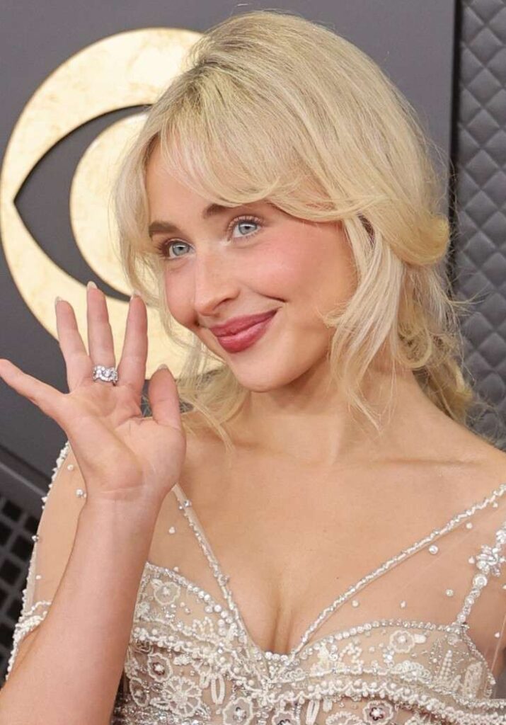 The Icy Grammys Waterline Trick Sabrina Carpenter